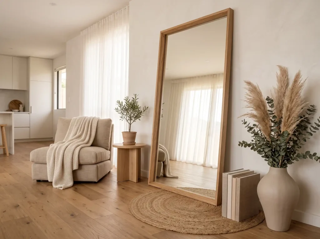 Oversized Leaning Mirror Inspiration Designed to Oversized Leaning Mirror. Inspiration