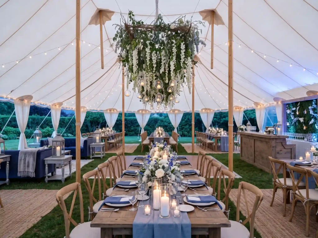 Moonlit Candle Garden Inspiration A refined outd Moonlit Candle Garden Inspiration