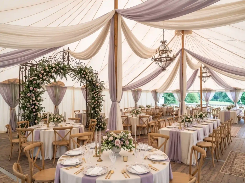 French Chateau Draped Pavilion Inspiration A ref French Chateau Draped Pavilion