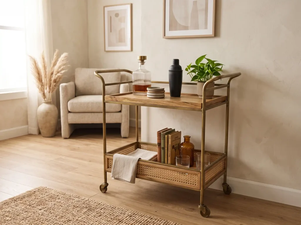 Vintage Brass Bar Cart Inspiration Designed to Vintage Brass Bar Cart.