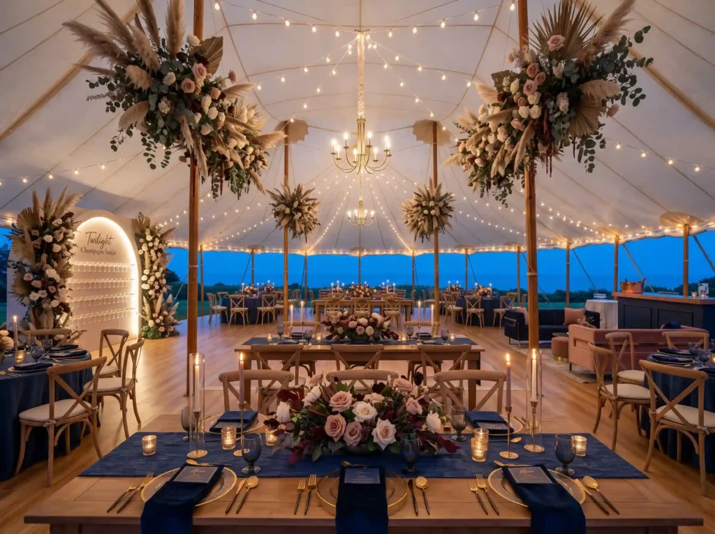 Twilight Champagne Soirée Inspiration A refined Twilight Champagne Soirée Inspiration