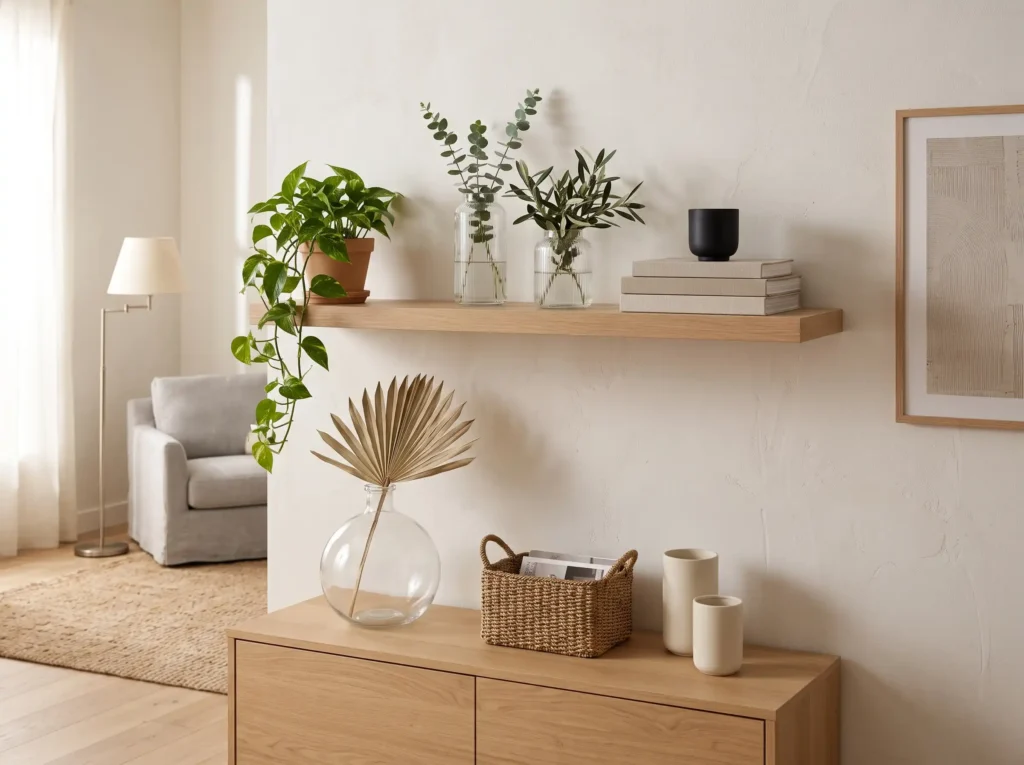 Glass Greenery Shelf Inspiration Designed to cr Glass & Greenery Shelf.
