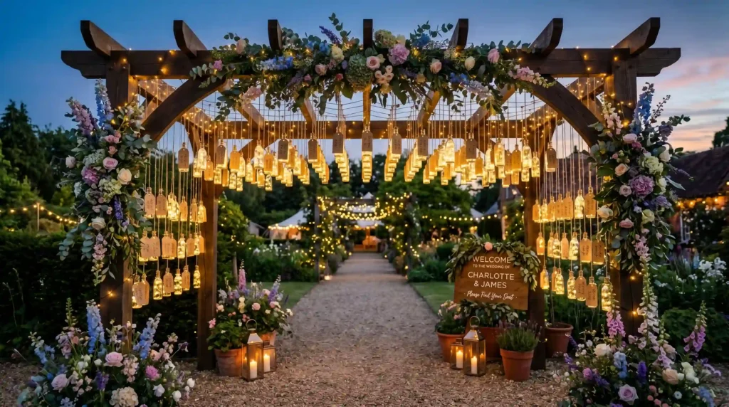 Twilight Bottle Light Welcome Wall