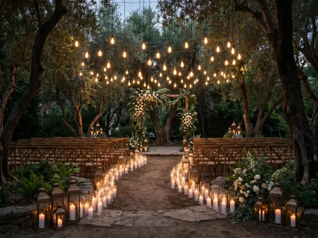 Moonlit Rustic Grove
