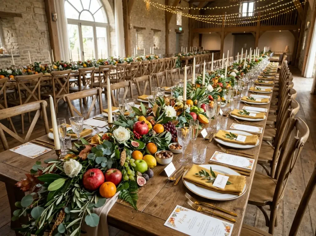Fruit & Greenery Tablescape