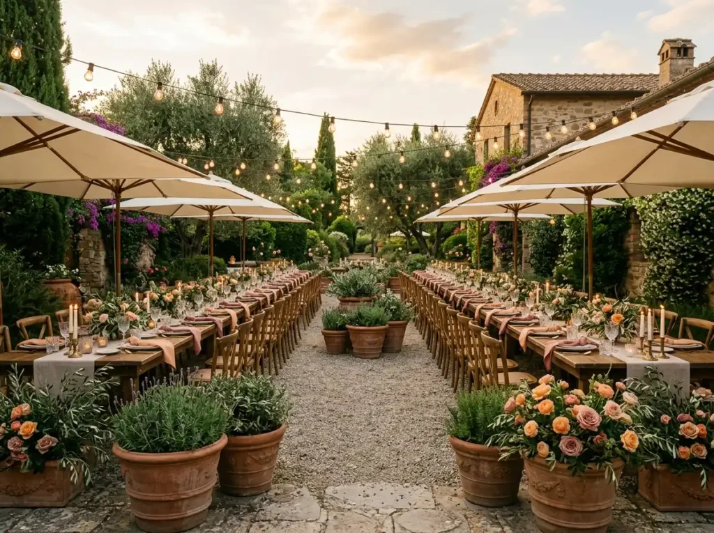 Sunset Terracotta Garden Party