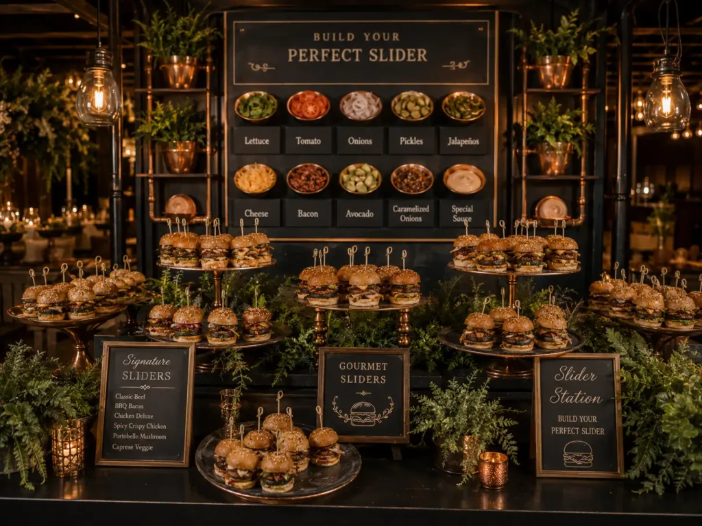 Gourmet Slider Station