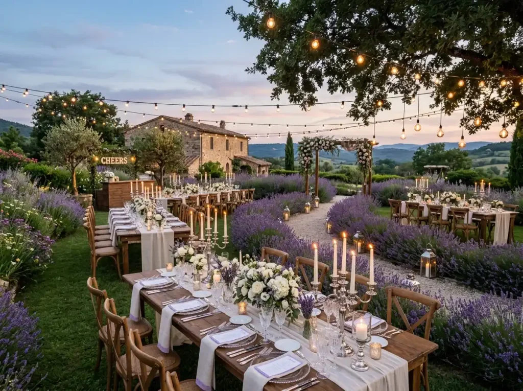 Lavender Estate Evening