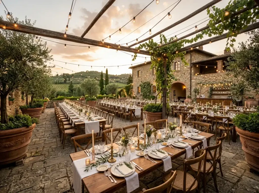Tuscan Courtyard Dinner