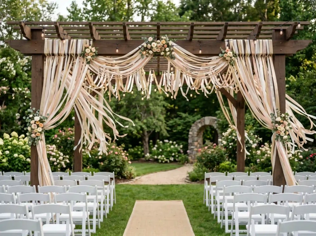 . Pergola Ribbon Canopy Inspiration result