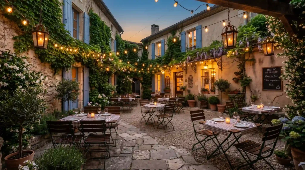 Backyard Bistro Courtyard