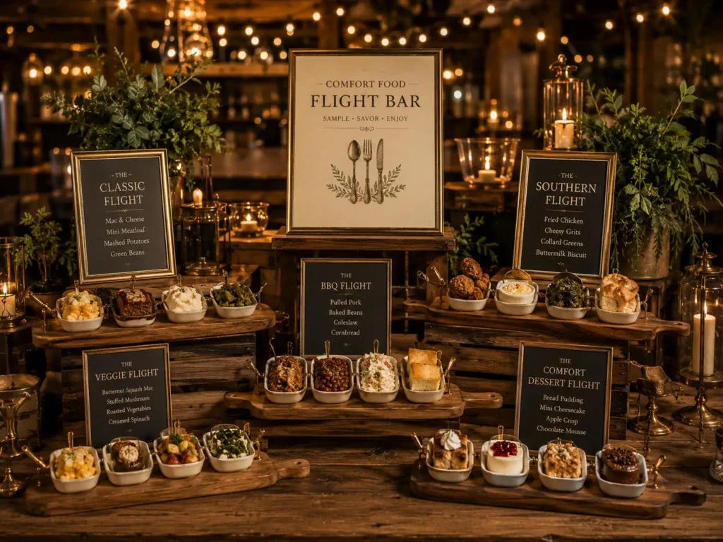 Comfort Food Flight Bar