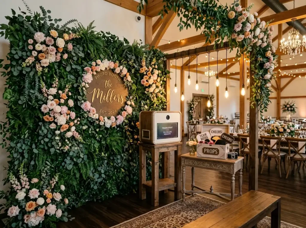 Green Wall Photo Booth