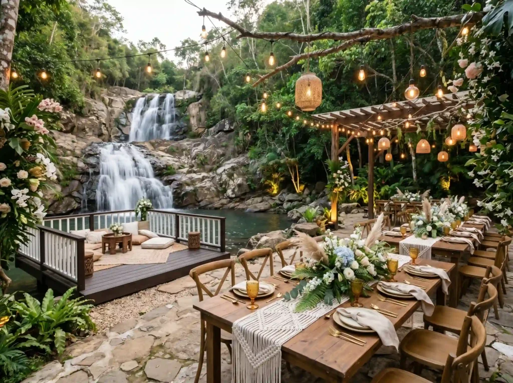 Boho Waterfall Retreat result