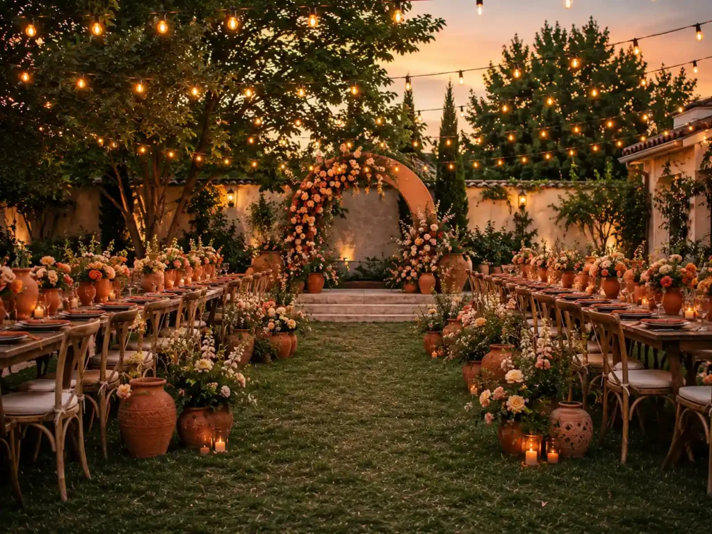Sunset Terracotta Garden Party