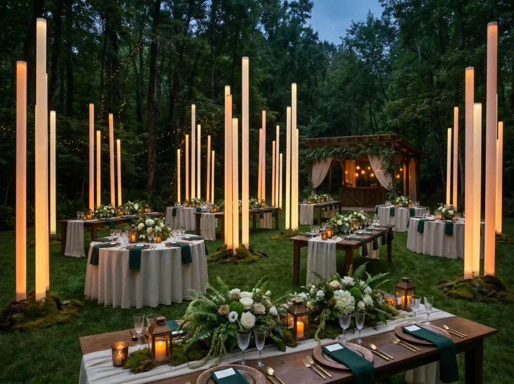 Woodland Light Columns