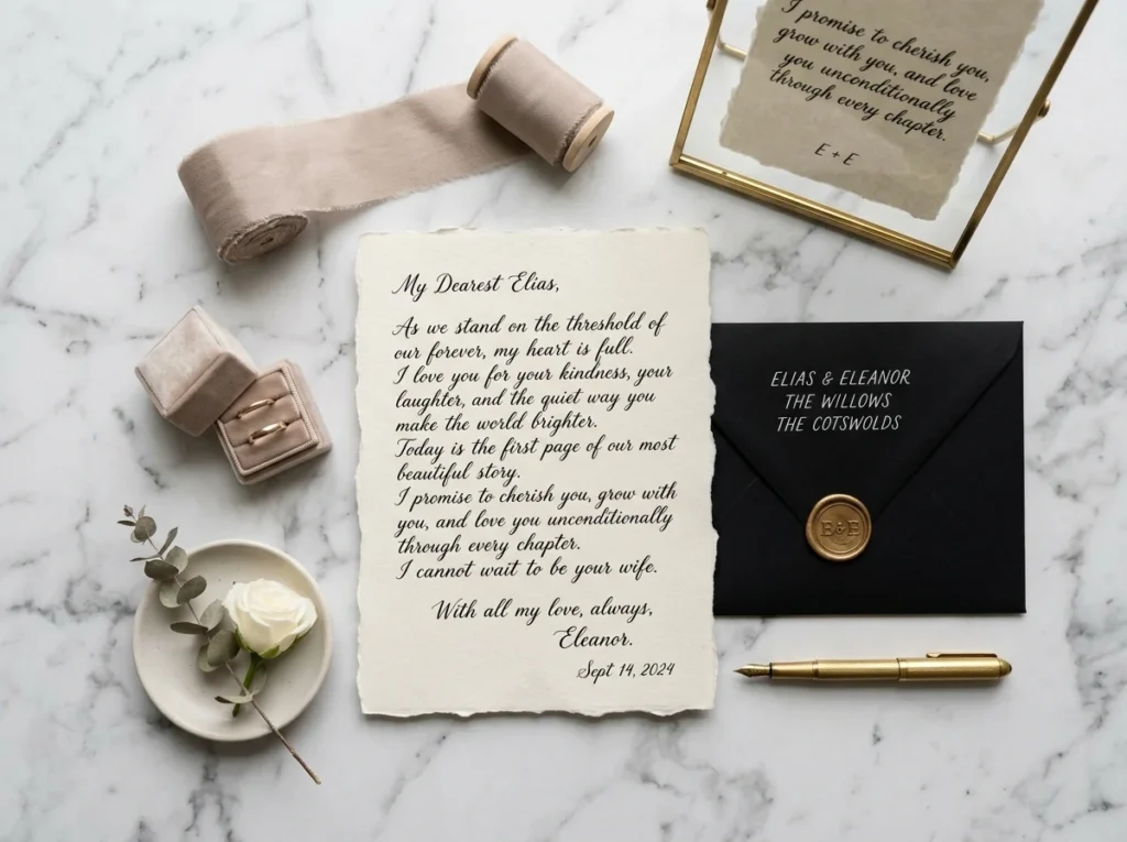 25 Heartfelt Letters to Your Future Husband on Wedding Day
