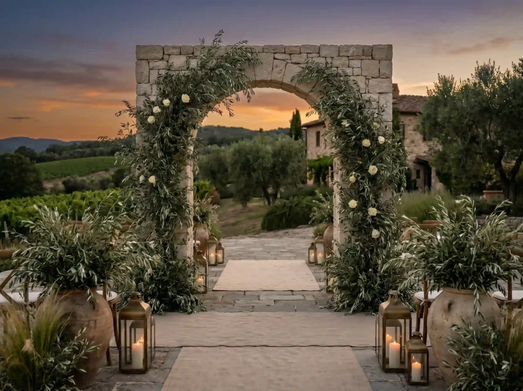 Olive Grove Stone Arch