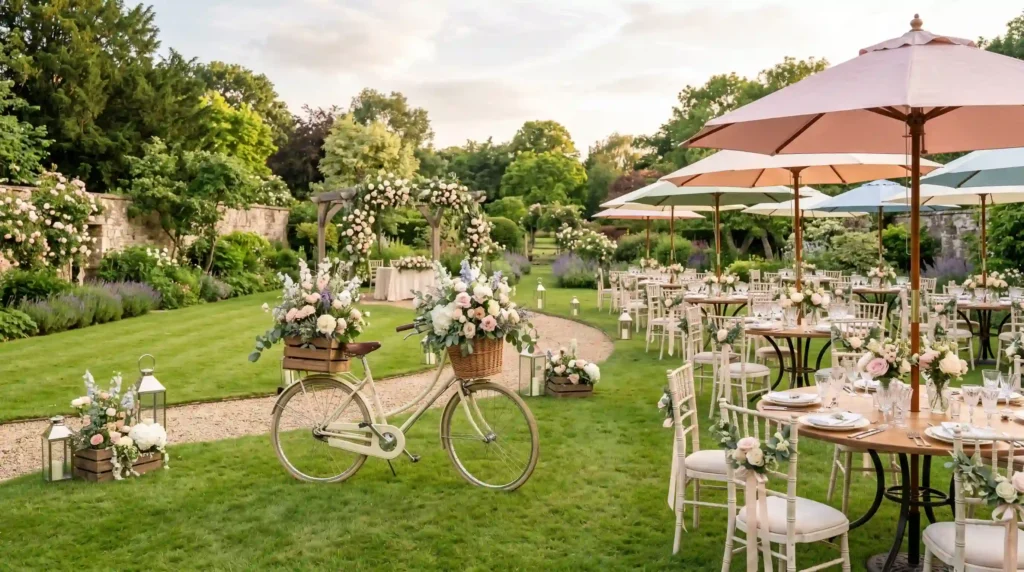 Vintage Garden Tea Reception