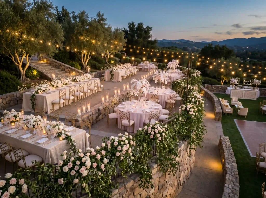 Champagne Terrace Glow