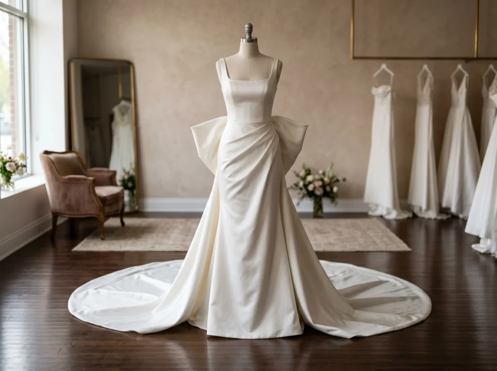 Minimalist Royal Satin Column