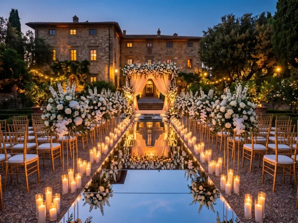 Candlelit Reflection Runway