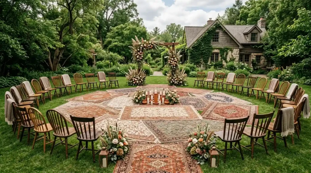 Vintage Rug Ceremony Circle