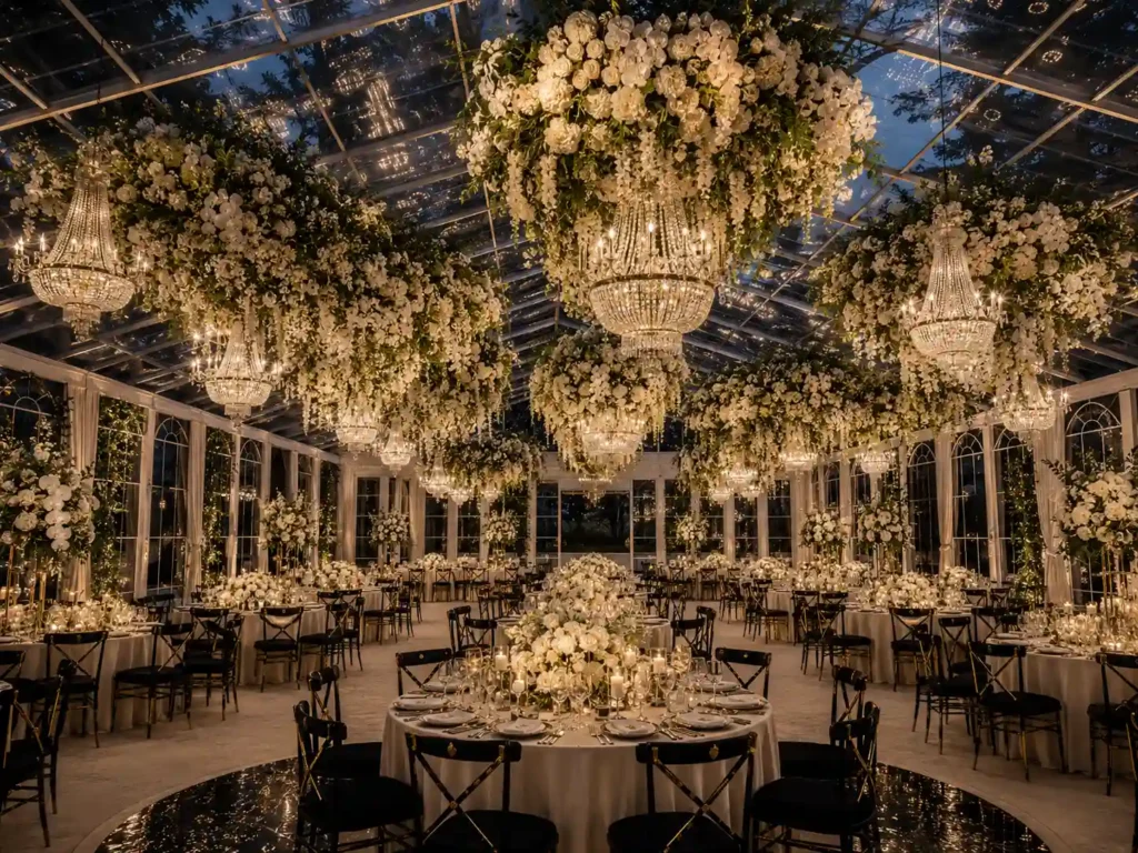 Grand Backyard Glass Marquee