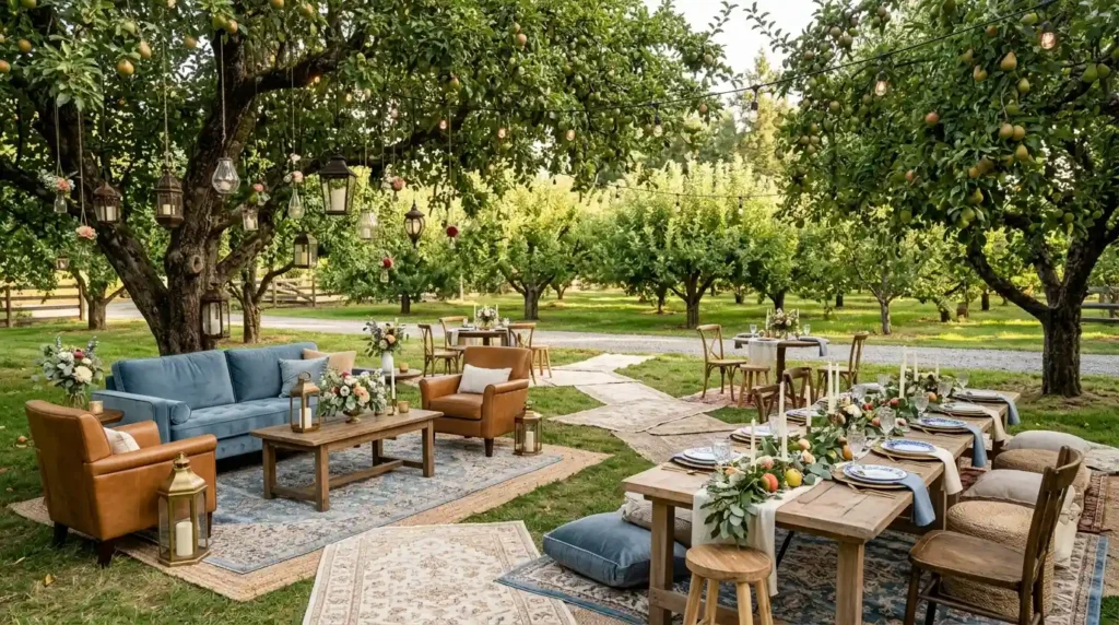 Orchard Lounge Picnic Reception