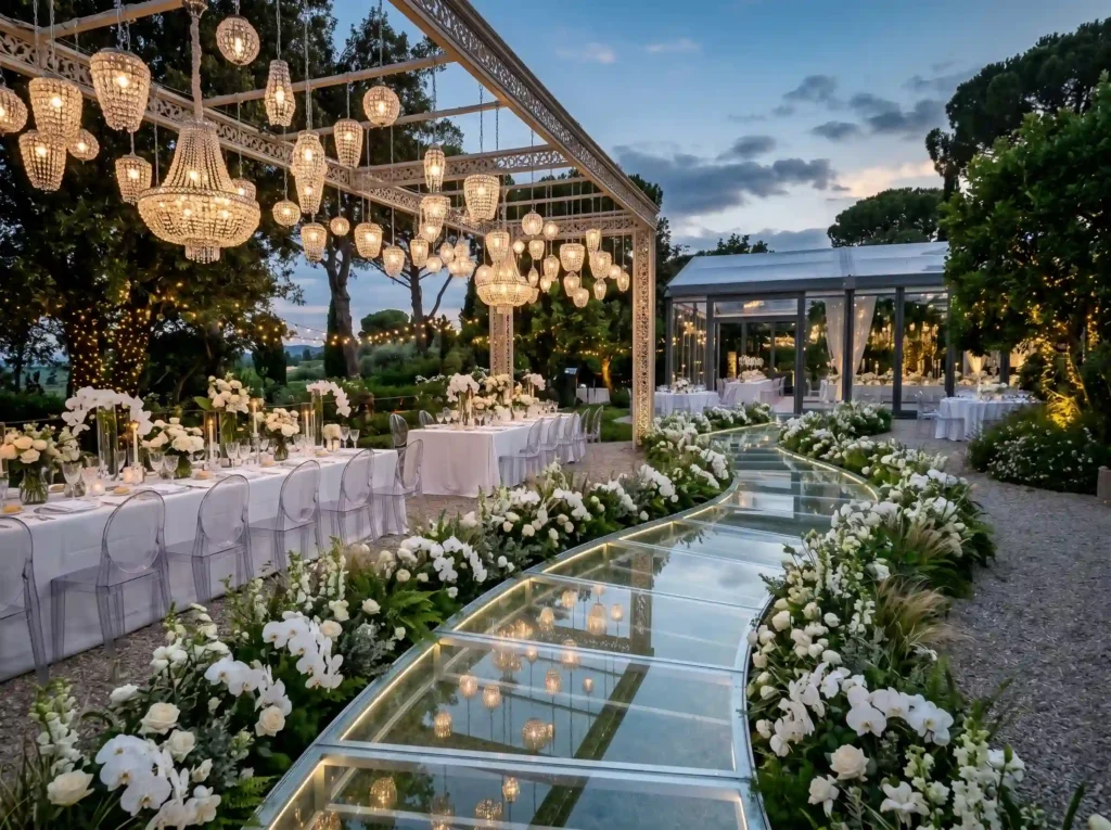 Glass Pathway Garden