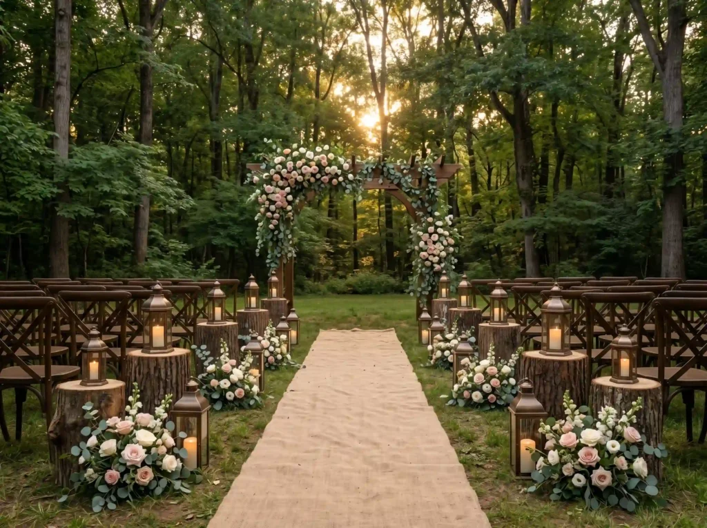 Rustic Lantern Garden