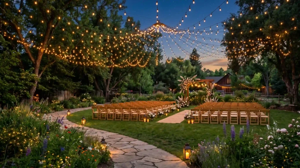 Twilight Orchard Lights