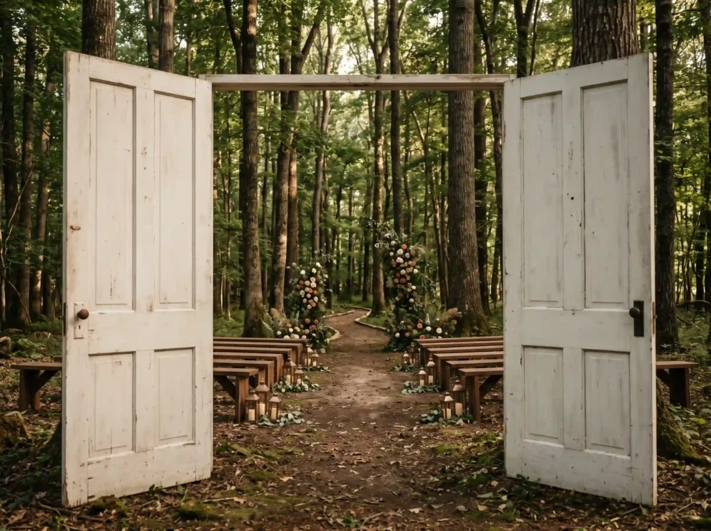 . Rustic Woodland Doorway