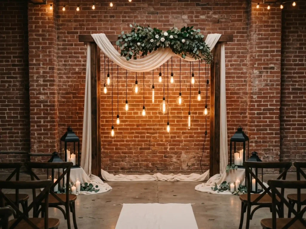 Edison Light Ceremony Backdrop result