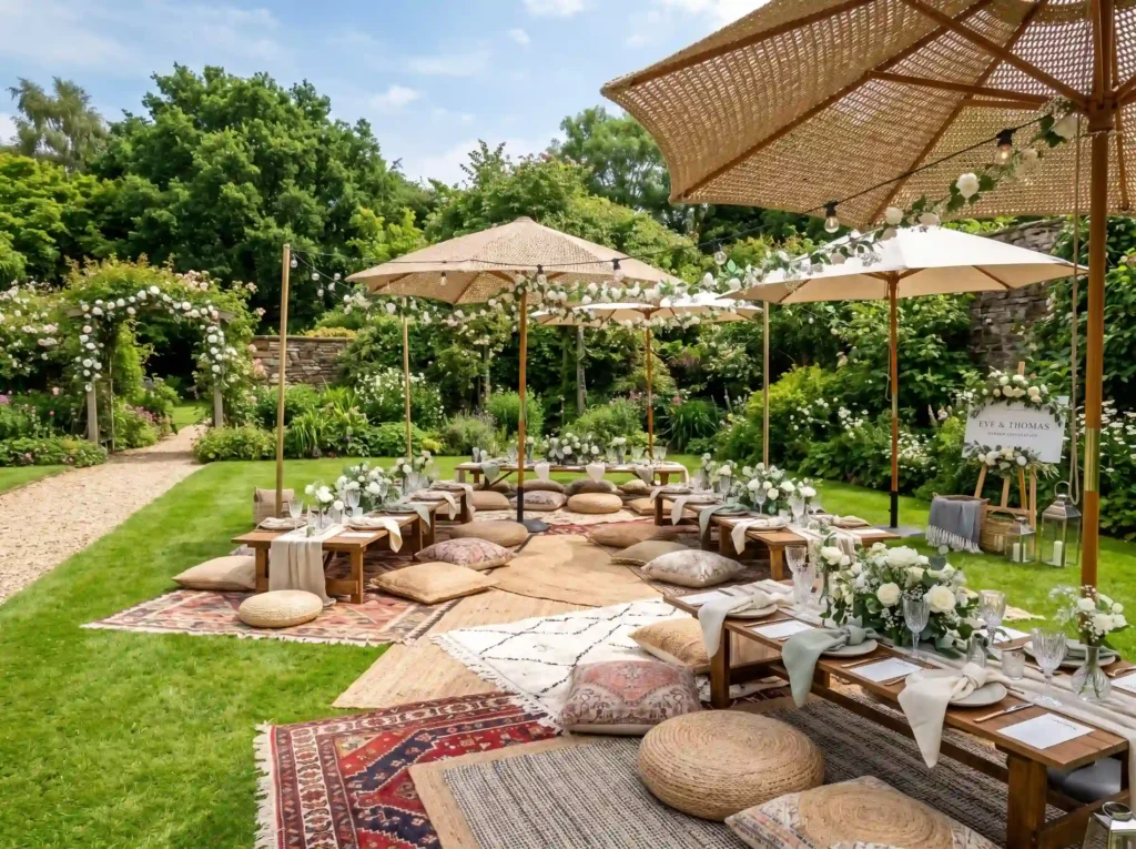 Garden Picnic Reception