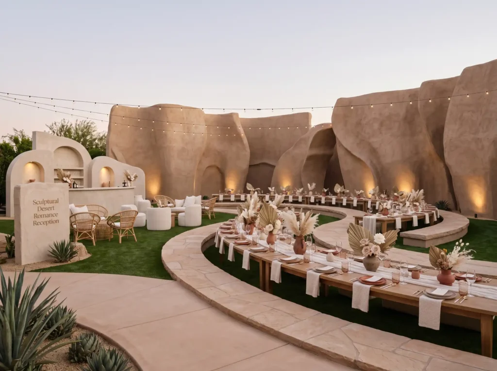 Sculptural Desert Romance