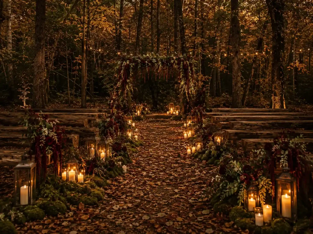 Woodland Lantern Path