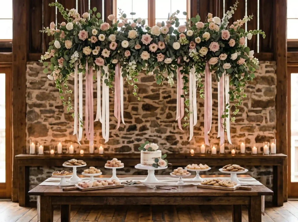 Hanging Floral Installation Dessert result