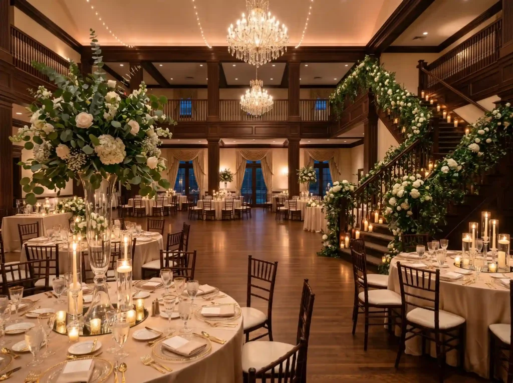Elegant Greenery Banquet Hall Hybrid