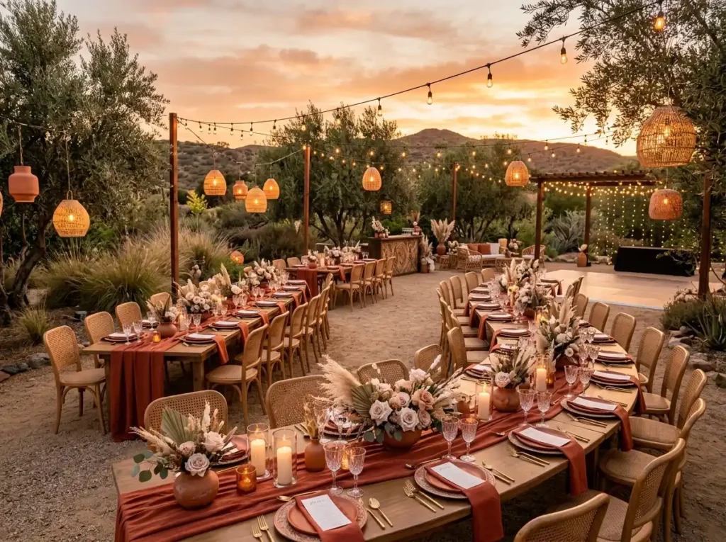 Sunset Terracotta Courtyard