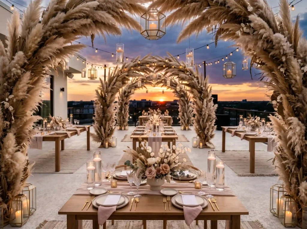 Sunset Pampas Terrace result