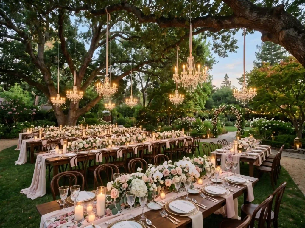 Crystal Chandelier Garden