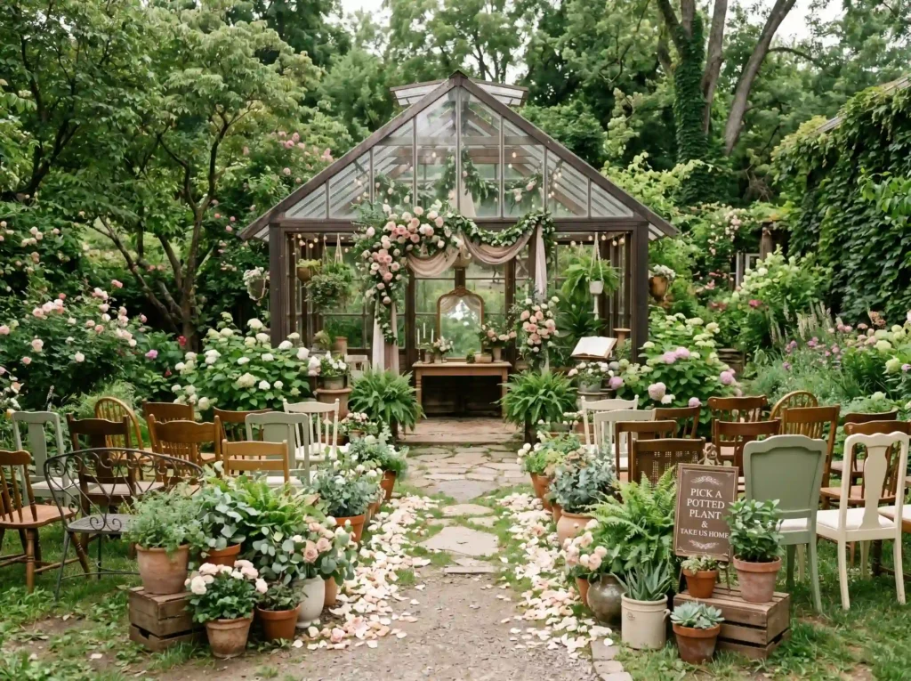 Vintage Greenhouse Romance