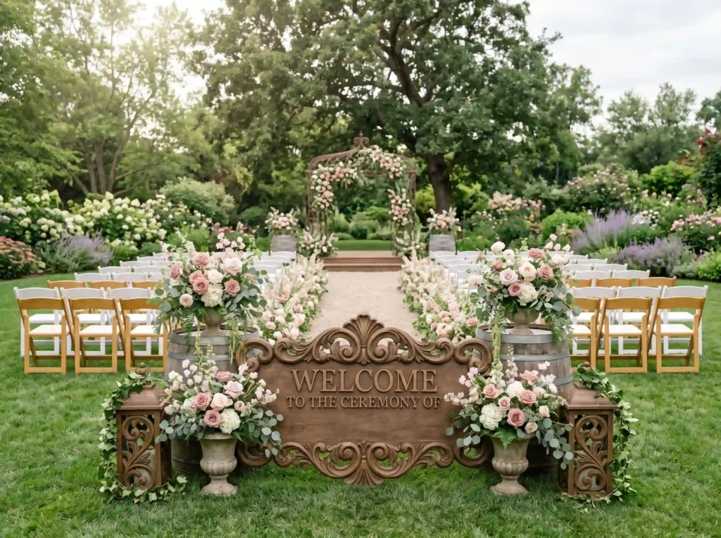 Vintage Welcome Garden