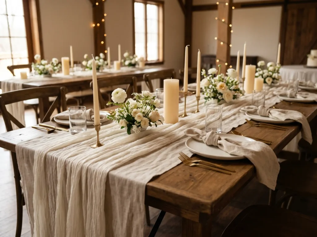 . Linen Layered Romance Rich