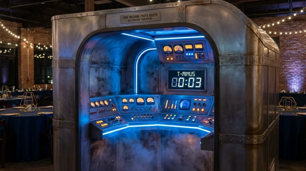 . Time Machine Photo Booth.