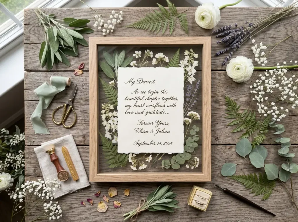 Botanical Pressed Memory Letter