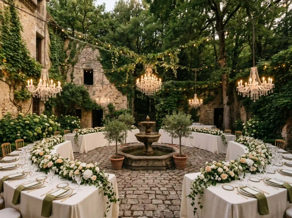 . Woodland Chateau Courtyard