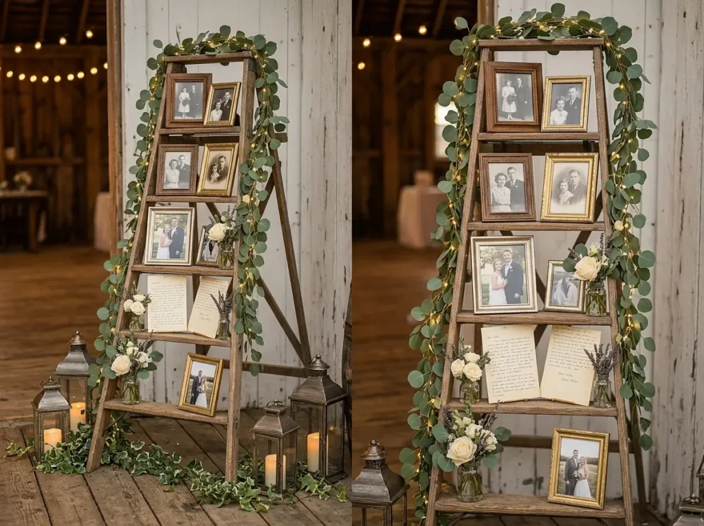 Rustic ladder memory display result