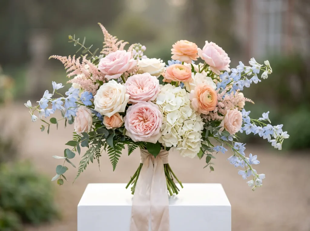 Blush Garden Symphony Inspiration Inspired by an Blush Garden Symphony bouquet K